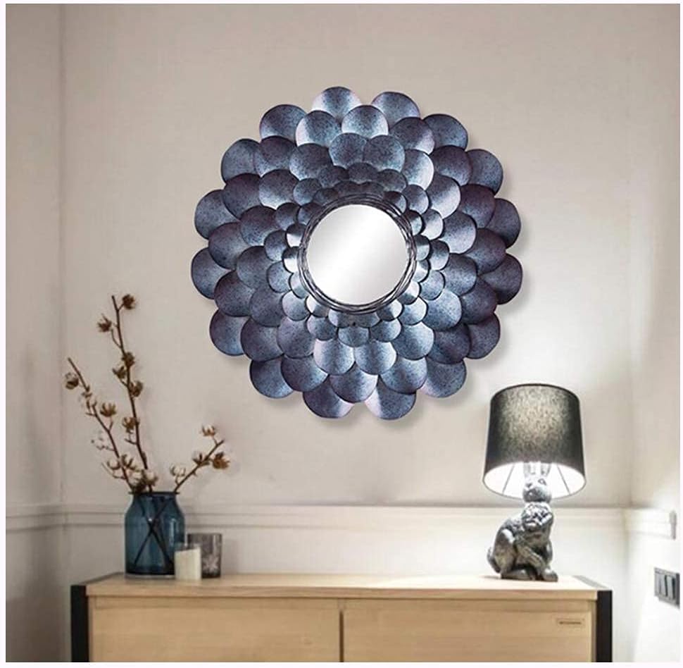 ミラー ヴィンテージ アイアンアート クリエイティブ ウォールミラー